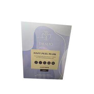 NWT Lavender Foot Peel Masks Set Of 5 SEALED in box